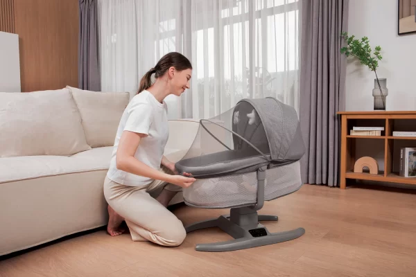 Remote Control Electric Baby Rocking Chair, Baby Swing Cradle for Infants to Toddlers Wholesale